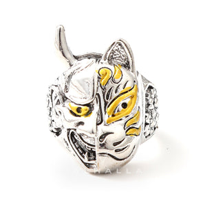 Japanese Hannya Mask Ring