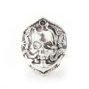 Kraken Octopus Skull Ring