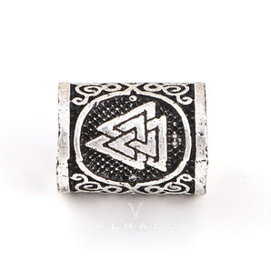 Celtic Knot Valknut Alloy Viking Beard Bead