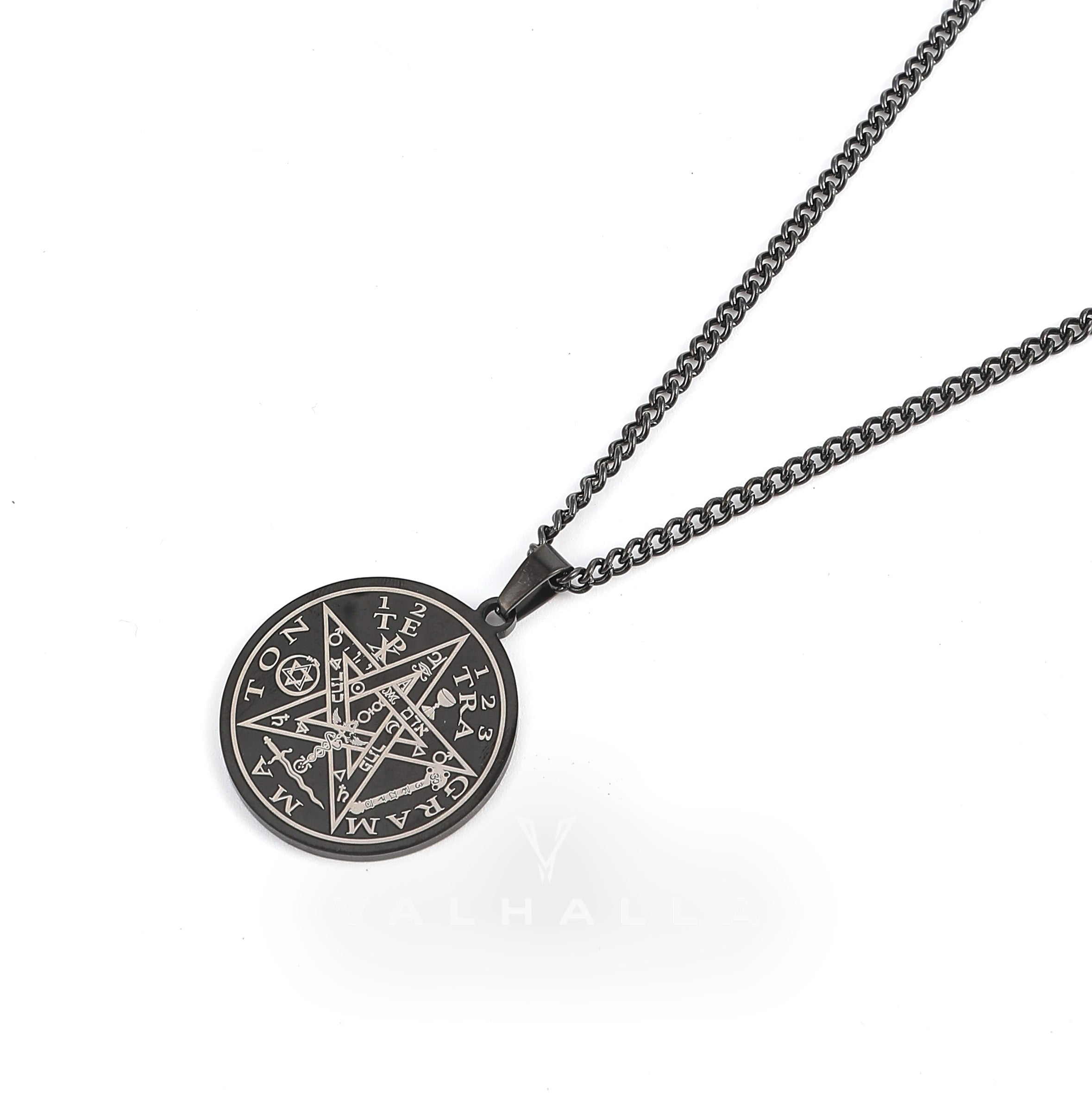 Pentagram Seal Of Solomon Stainless Steel Necklace