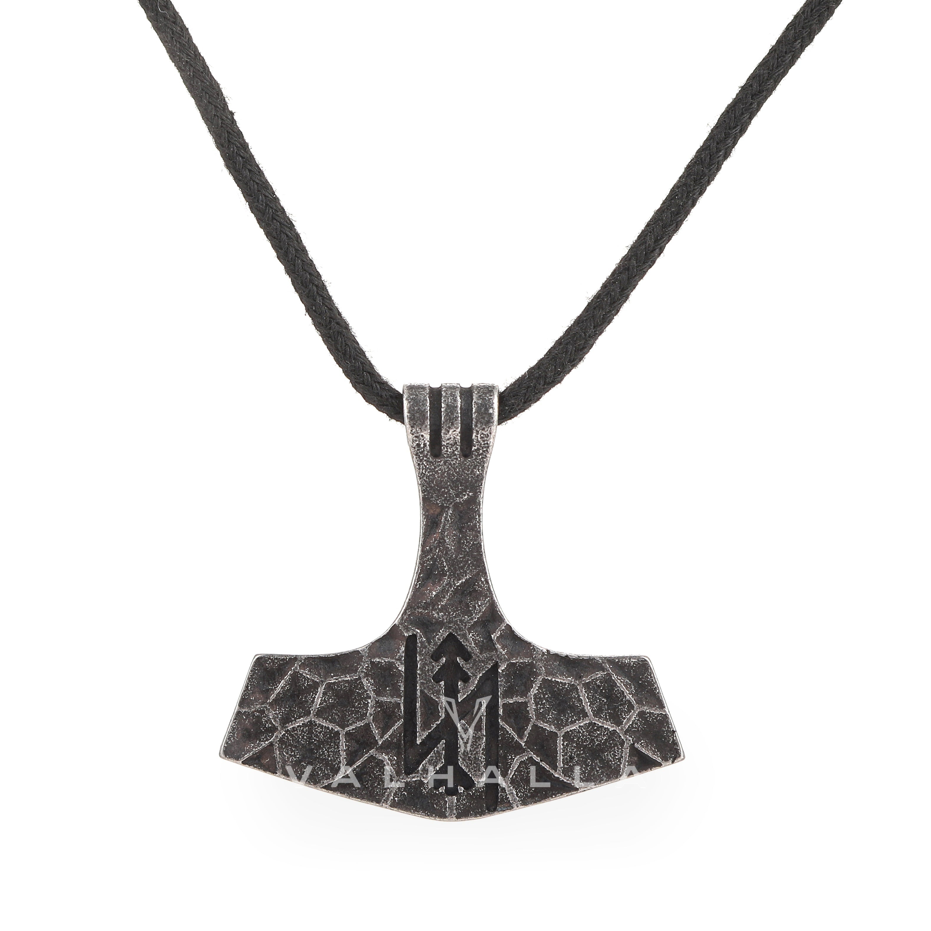 Nordic Thors Hammer Stainless Steel Viking Necklace
