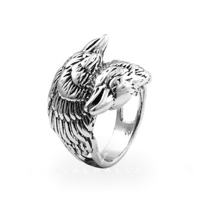 Odin Ravens Huginn and Munin Viking Ring