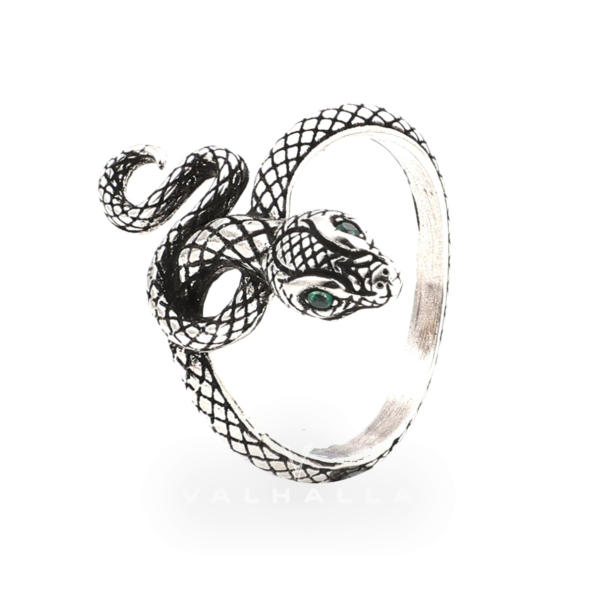 Covetous Silver Serpent Stainless Steel Ring