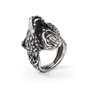 Bear Warrior Viking Ring Stainless Steel