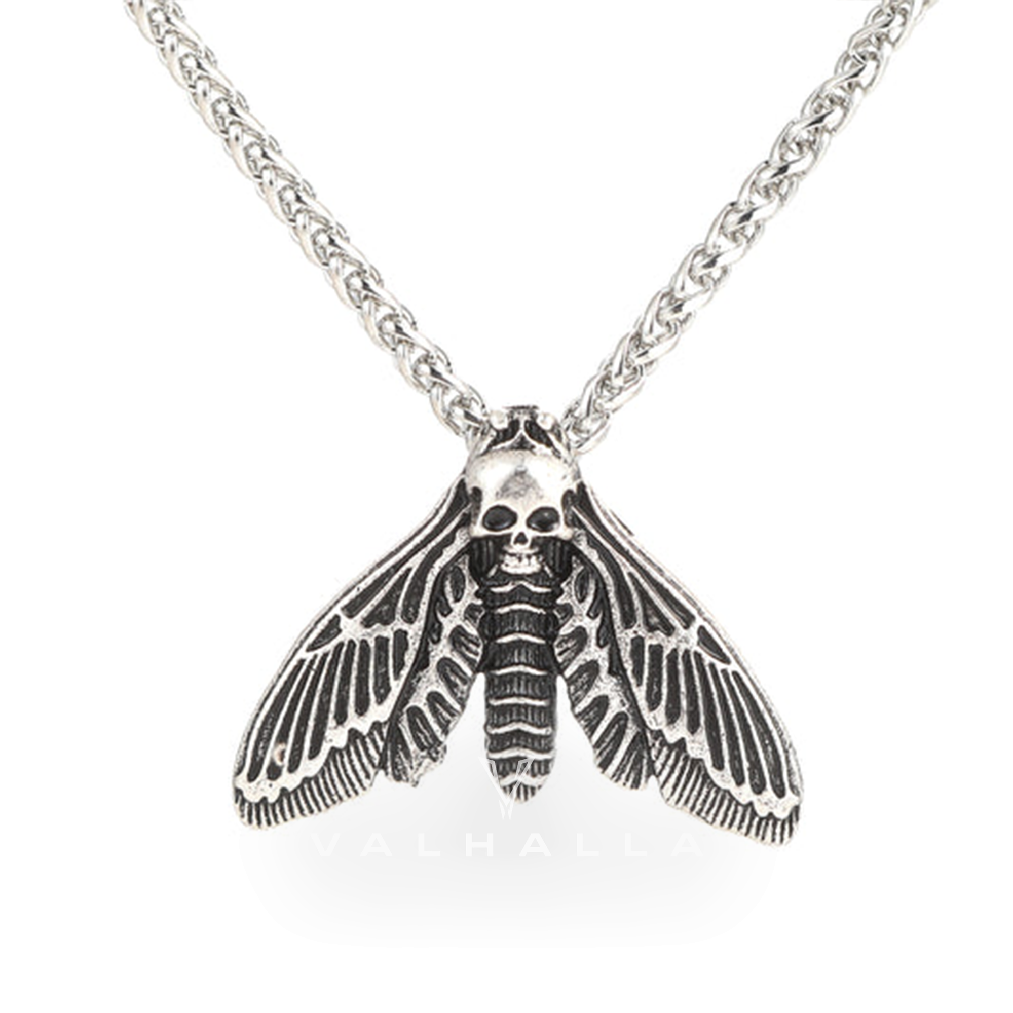 Death Head Moth Pendant & Chain