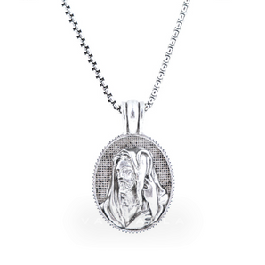 Jesus Shepherd Pure Tin Necklace