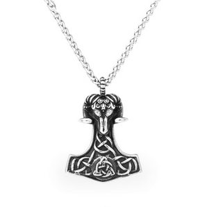 Tanngrisnir goat Stainless Steel Viking Pendant & Chain